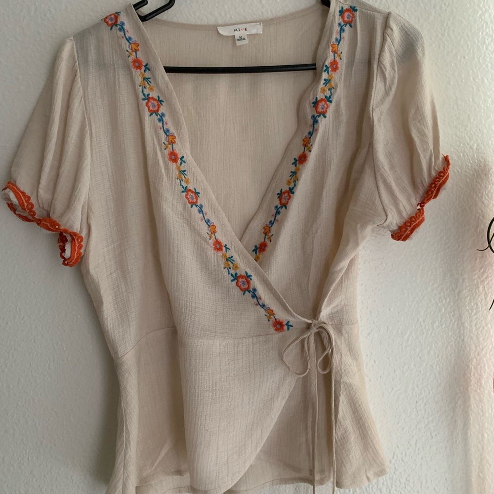 wrap tie shirt